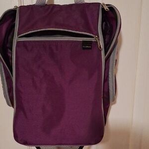 L.L. Bean Deep Purple Hanging Toiletry Bag
